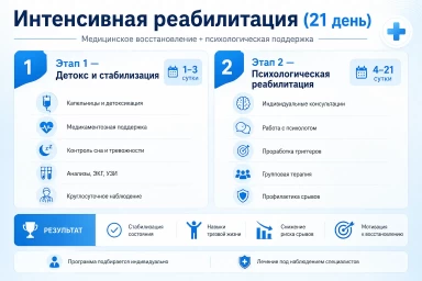 Реабилитация за 21 день в Лыткарино